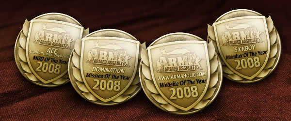 Community Awards 2008 medals